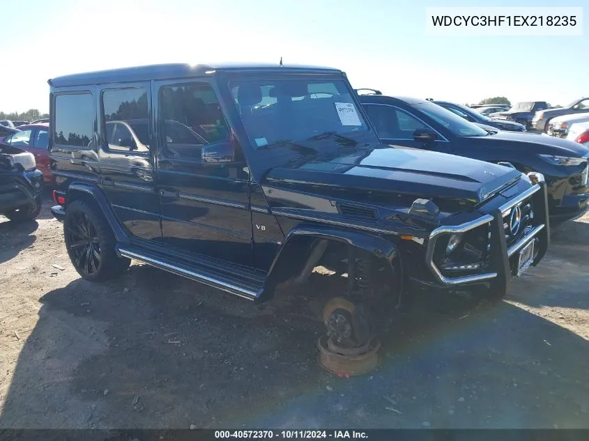 2014 Mercedes-Benz G 550 4Matic VIN: WDCYC3HF1EX218235 Lot: 40572370