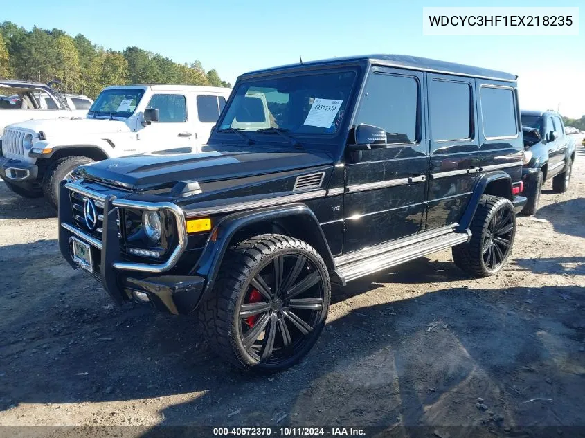 2014 Mercedes-Benz G 550 4Matic VIN: WDCYC3HF1EX218235 Lot: 40572370