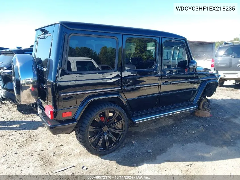 2014 Mercedes-Benz G 550 4Matic VIN: WDCYC3HF1EX218235 Lot: 40572370