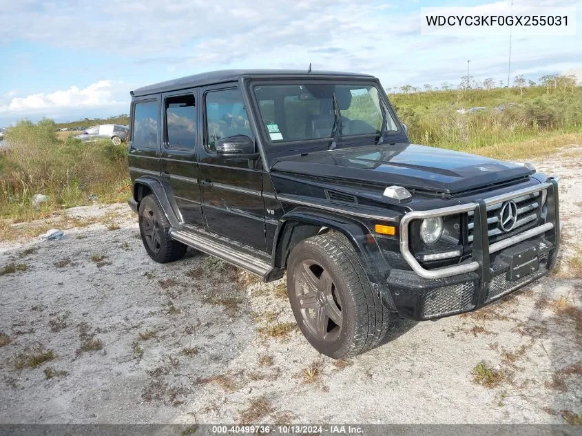 2016 Mercedes-Benz G 550 4Matic VIN: WDCYC3KF0GX255031 Lot: 40499736