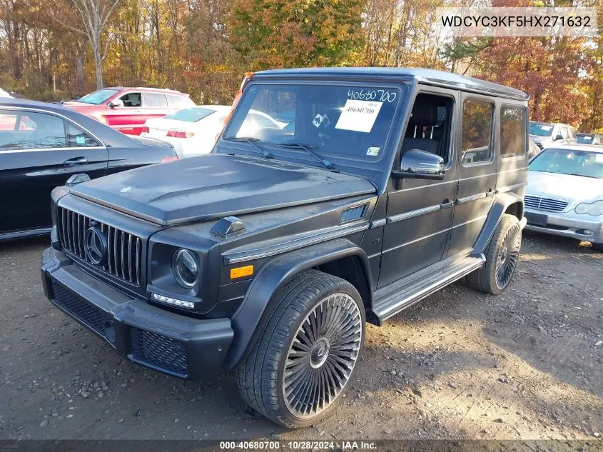 2017 Mercedes-Benz G 550 4Matic VIN: WDCYC3KF5HX271632 Lot: 40680700