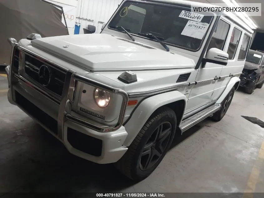 2017 Mercedes-Benz Amg G 63 4Matic VIN: WDCYC7DF8HX280295 Lot: 40791827