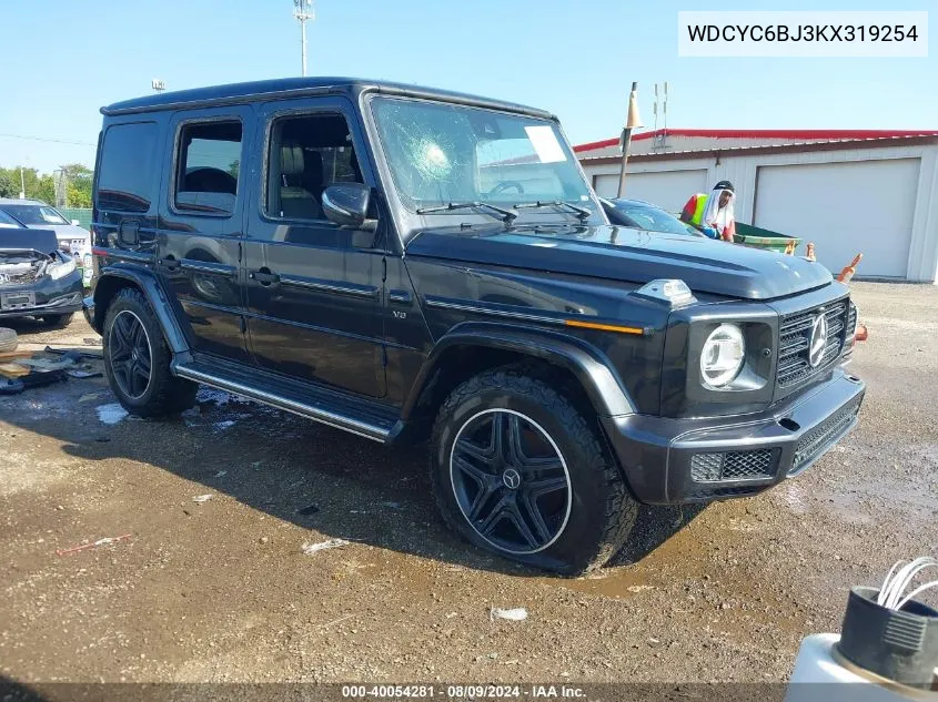 2019 Mercedes-Benz G 550 VIN: WDCYC6BJ3KX319254 Lot: 40054281