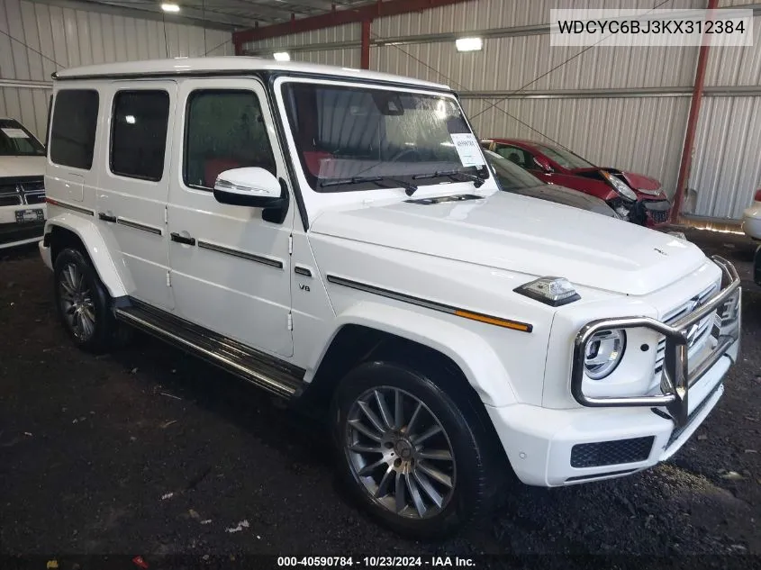 2019 Mercedes-Benz G 550 4Matic VIN: WDCYC6BJ3KX312384 Lot: 40590784