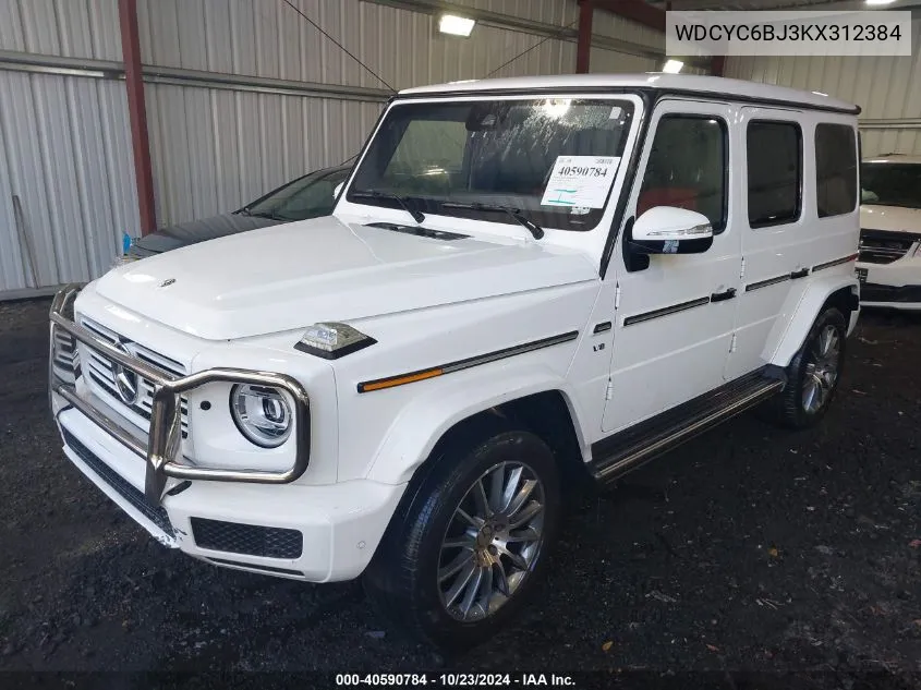 2019 Mercedes-Benz G 550 4Matic VIN: WDCYC6BJ3KX312384 Lot: 40590784