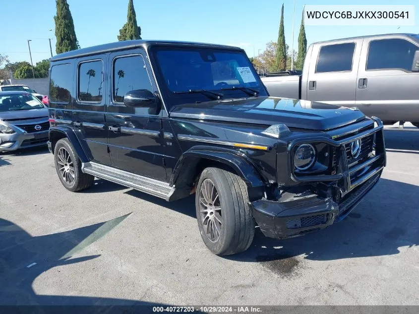 2019 Mercedes-Benz G 550 4Matic VIN: WDCYC6BJXKX300541 Lot: 40727203