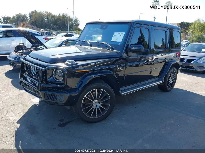 2019 Mercedes-Benz G 550 4Matic VIN: WDCYC6BJXKX300541 Lot: 40727203