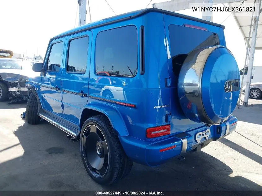 2020 Mercedes-Benz Amg G 63 4Matic VIN: W1NYC7HJ6LX361821 Lot: 40527449