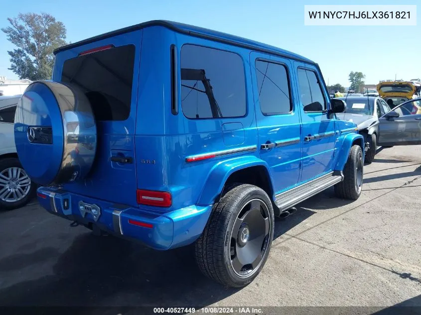 2020 Mercedes-Benz Amg G 63 4Matic VIN: W1NYC7HJ6LX361821 Lot: 40527449