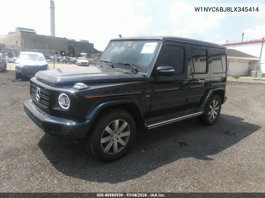 2020 Mercedes-Benz G 550 4Matic VIN: W1NYC6BJ8LX345414 Lot: 40760130