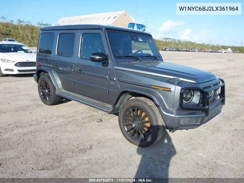 2020 Mercedes-Benz G 550 4Matic VIN: W1NYC6BJ2LX361964 Lot: 40763973