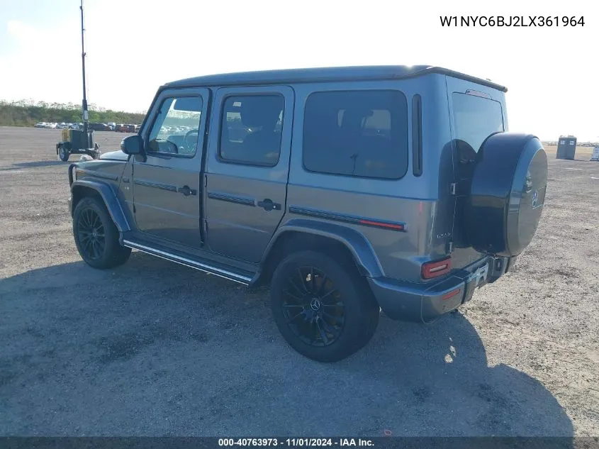 2020 Mercedes-Benz G 550 4Matic VIN: W1NYC6BJ2LX361964 Lot: 40763973