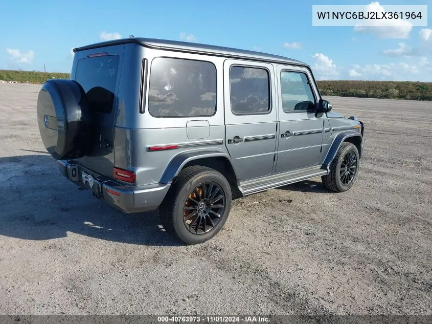 2020 Mercedes-Benz G 550 4Matic VIN: W1NYC6BJ2LX361964 Lot: 40763973