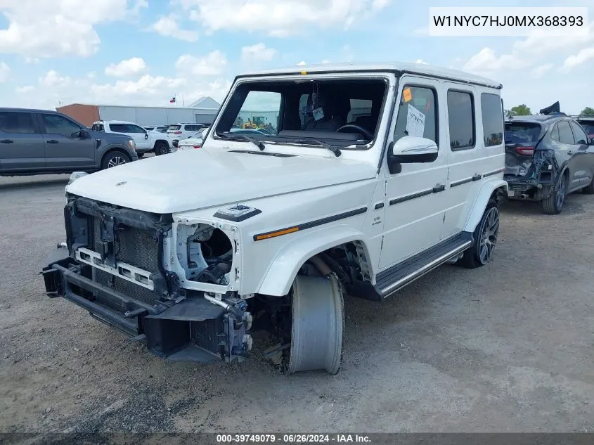 2021 Mercedes-Benz Amg G 63 4Matic VIN: W1NYC7HJ0MX368393 Lot: 39749079