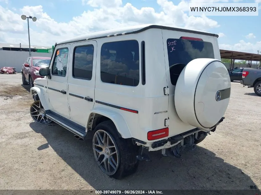 2021 Mercedes-Benz Amg G 63 4Matic VIN: W1NYC7HJ0MX368393 Lot: 39749079