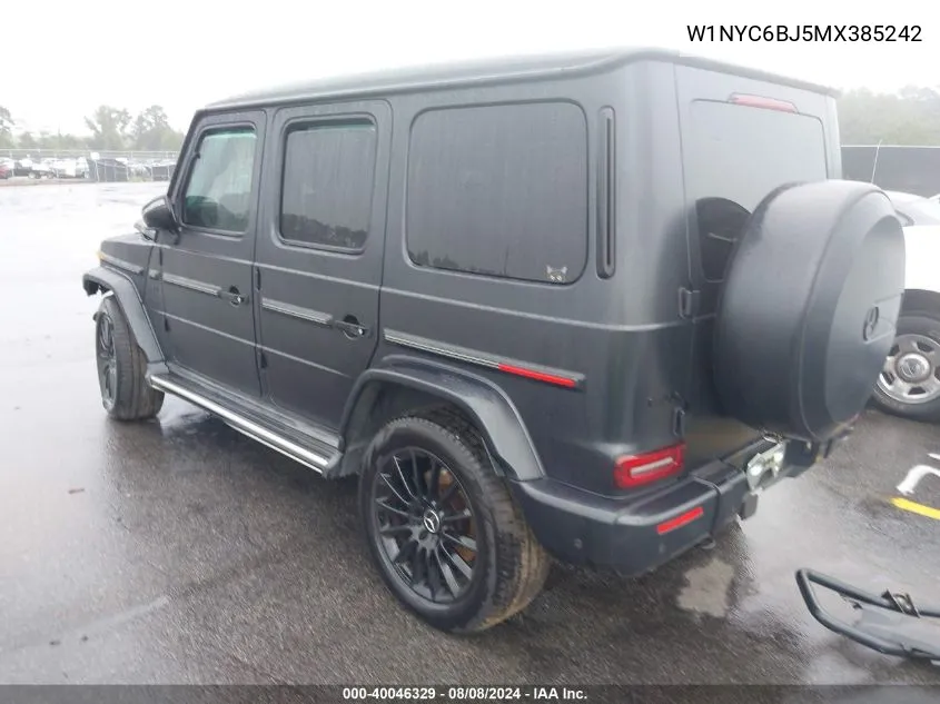 2021 Mercedes-Benz G 550 Suv VIN: W1NYC6BJ5MX385242 Lot: 40046329