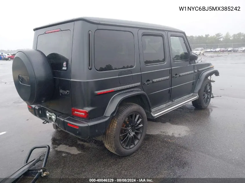 2021 Mercedes-Benz G 550 Suv VIN: W1NYC6BJ5MX385242 Lot: 40046329