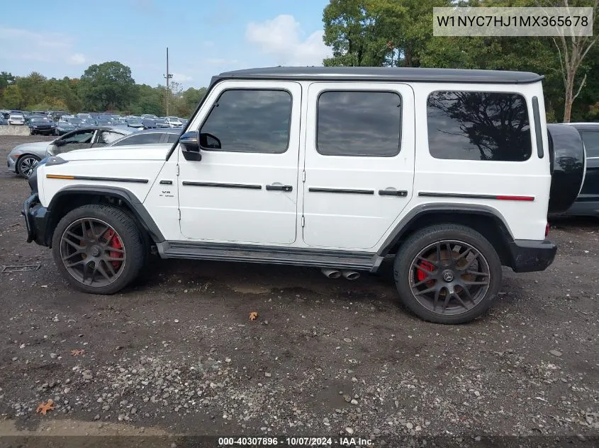 2021 Mercedes-Benz Amg G 63 4Matic VIN: W1NYC7HJ1MX365678 Lot: 40307896