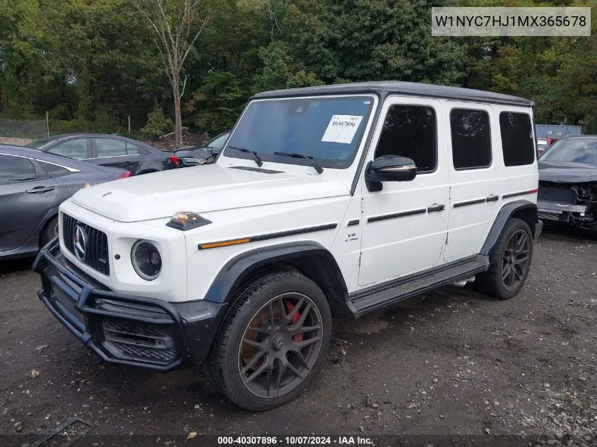 2021 Mercedes-Benz Amg G 63 4Matic VIN: W1NYC7HJ1MX365678 Lot: 40307896