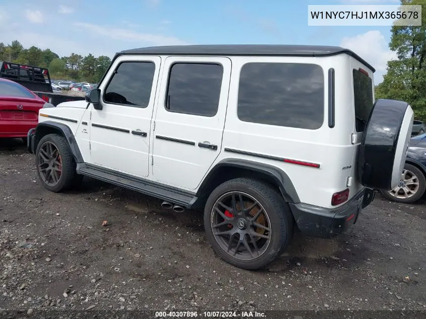 2021 Mercedes-Benz Amg G 63 4Matic VIN: W1NYC7HJ1MX365678 Lot: 40307896