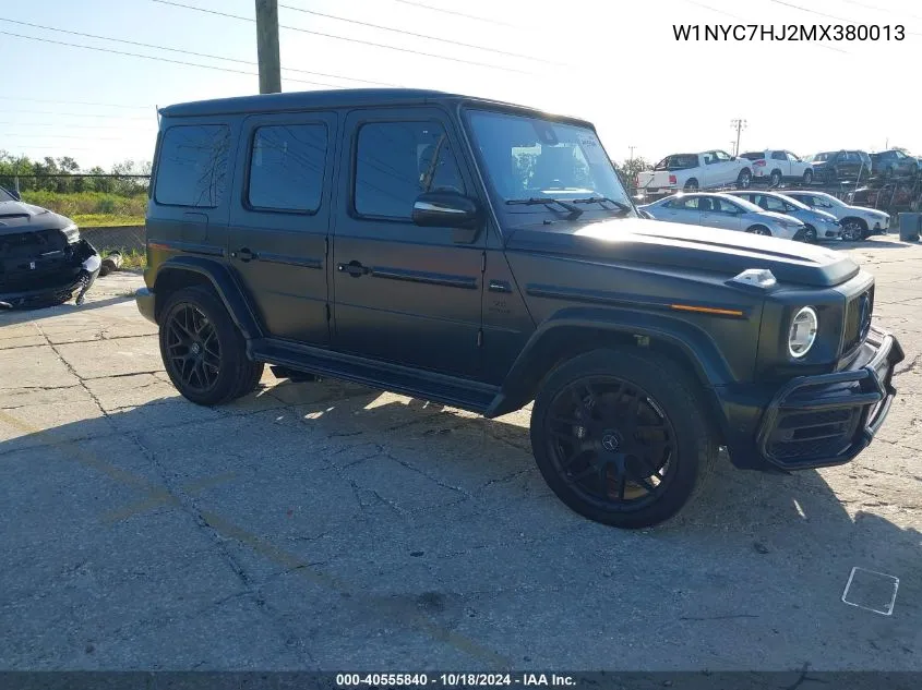 2021 Mercedes-Benz Amg G 63 4Matic VIN: W1NYC7HJ2MX380013 Lot: 40555840