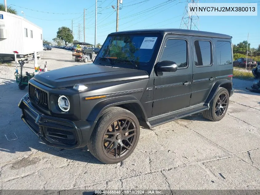 2021 Mercedes-Benz Amg G 63 4Matic VIN: W1NYC7HJ2MX380013 Lot: 40555840