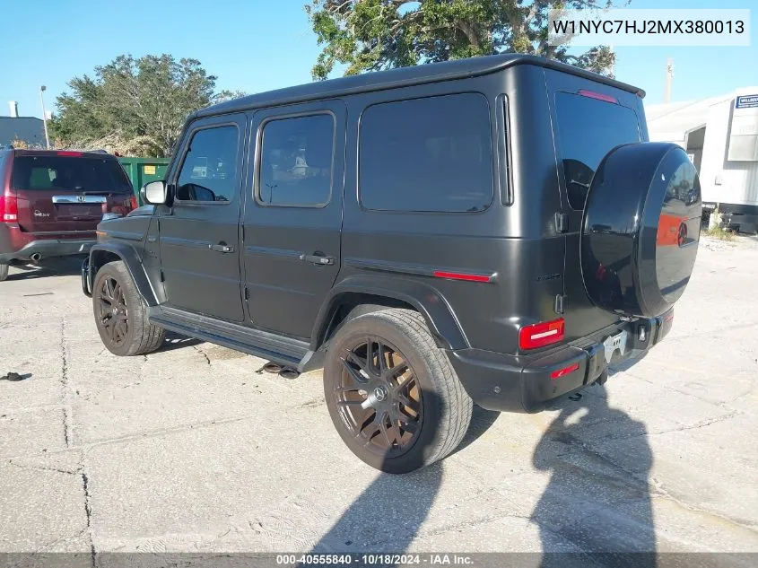 2021 Mercedes-Benz Amg G 63 4Matic VIN: W1NYC7HJ2MX380013 Lot: 40555840