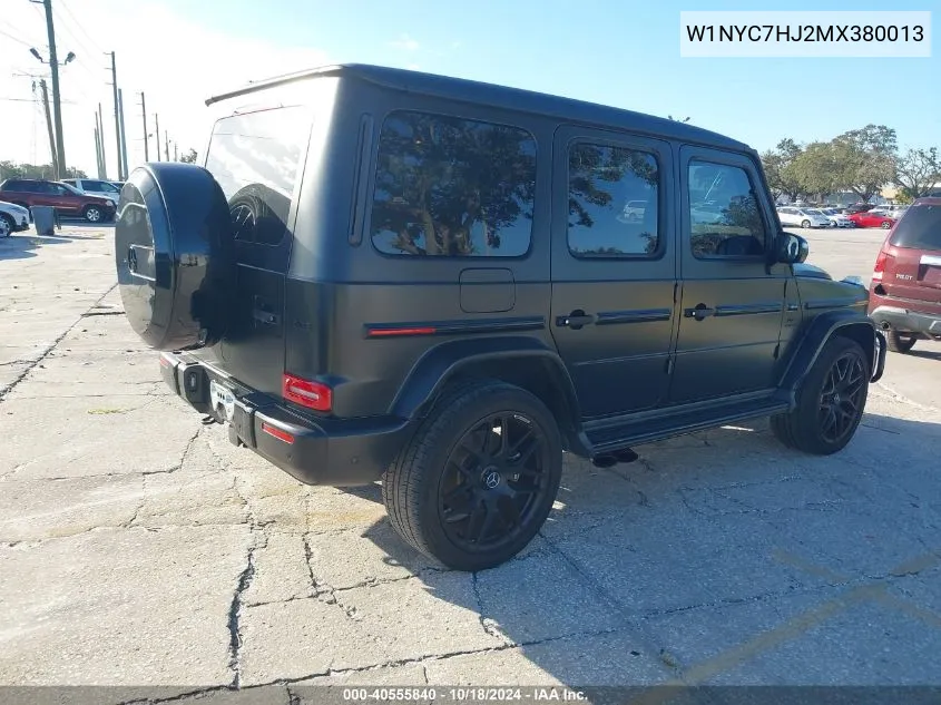 2021 Mercedes-Benz Amg G 63 4Matic VIN: W1NYC7HJ2MX380013 Lot: 40555840