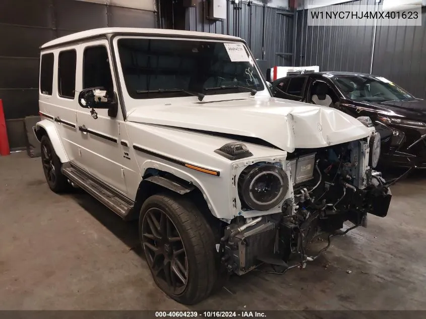 2021 Mercedes-Benz Amg G 63 4Matic VIN: W1NYC7HJ4MX401623 Lot: 40604239