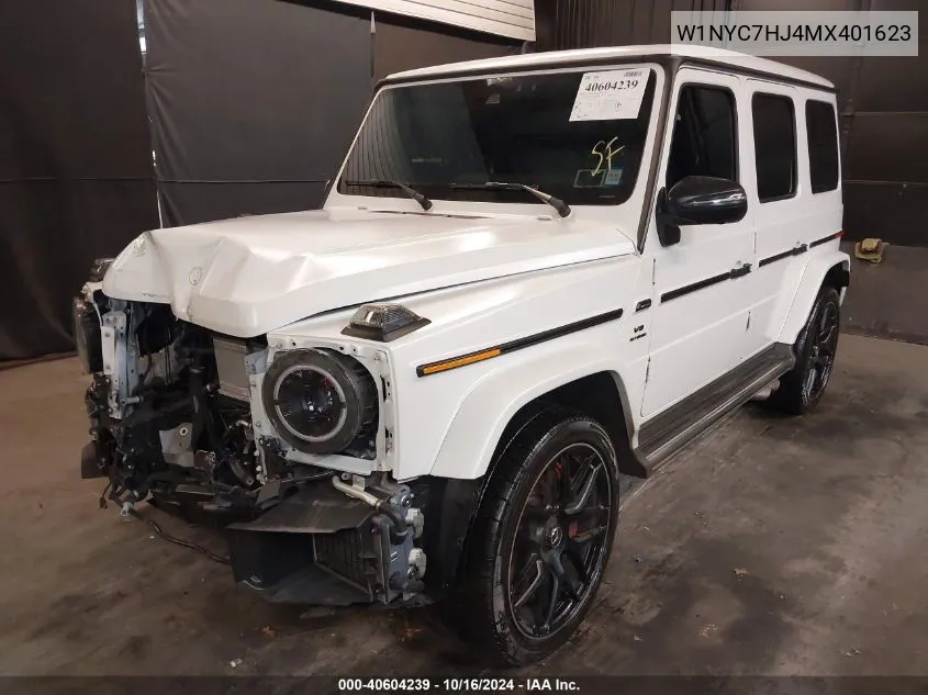 2021 Mercedes-Benz Amg G 63 4Matic VIN: W1NYC7HJ4MX401623 Lot: 40604239