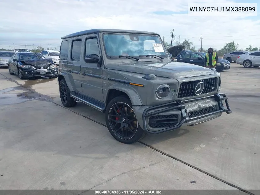 2021 Mercedes-Benz Amg G 63 4Matic VIN: W1NYC7HJ1MX388099 Lot: 40784935