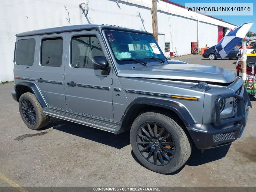 2022 Mercedes-Benz G 550 4Matic VIN: W1NYC6BJ4NX440846 Lot: 39406195