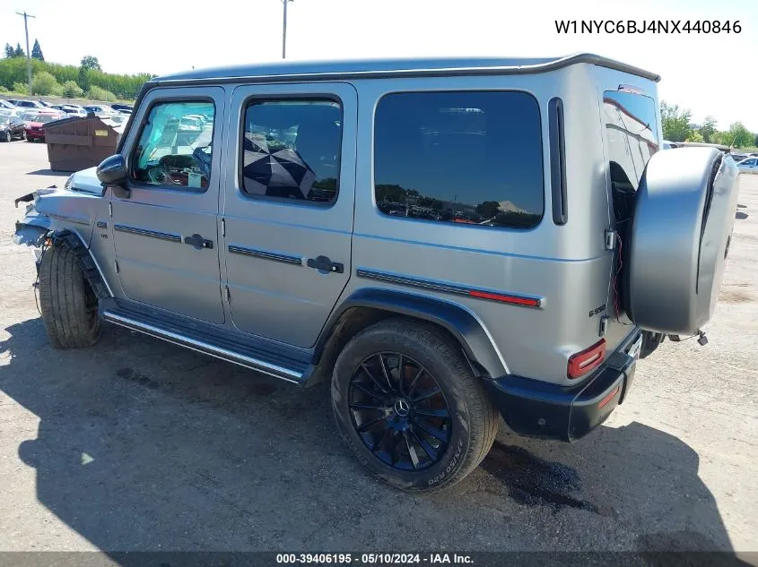 2022 Mercedes-Benz G 550 4Matic VIN: W1NYC6BJ4NX440846 Lot: 39406195