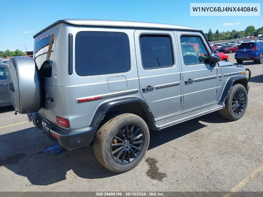 2022 Mercedes-Benz G 550 4Matic VIN: W1NYC6BJ4NX440846 Lot: 39406195