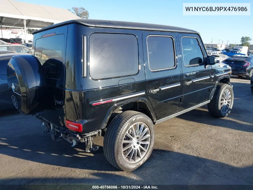 2023 Mercedes-Benz G 550 4Matic VIN: W1NYC6BJ9PX476986 Lot: 40756086