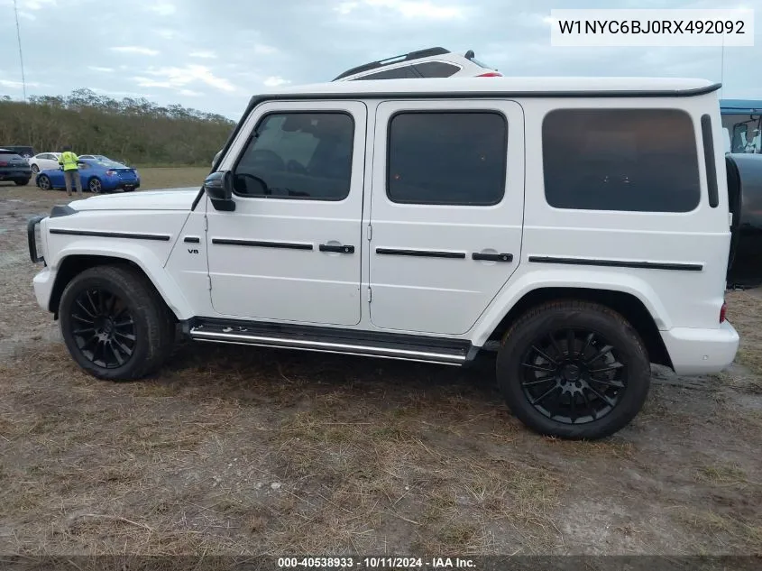 2024 Mercedes-Benz G 550 4Matic VIN: W1NYC6BJ0RX492092 Lot: 40538933