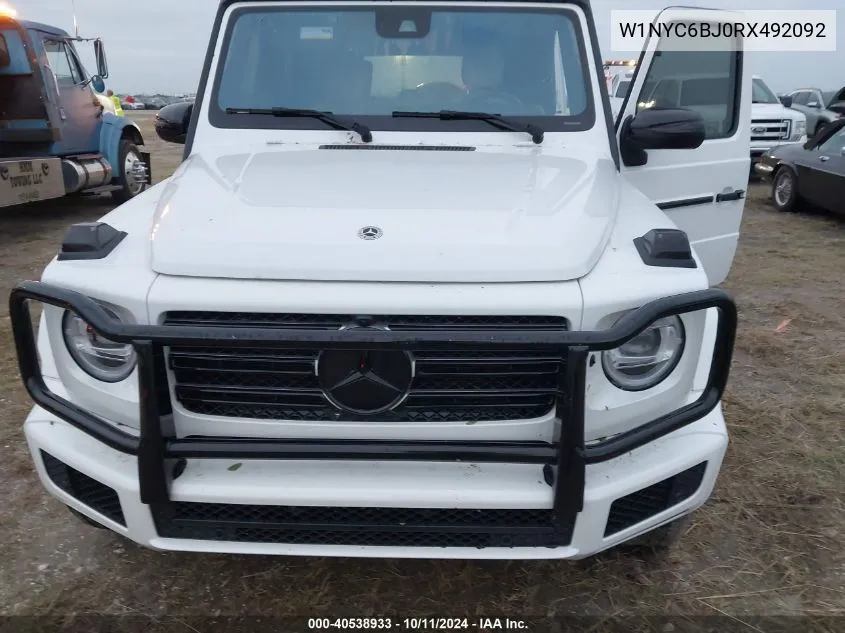 2024 Mercedes-Benz G 550 4Matic VIN: W1NYC6BJ0RX492092 Lot: 40538933