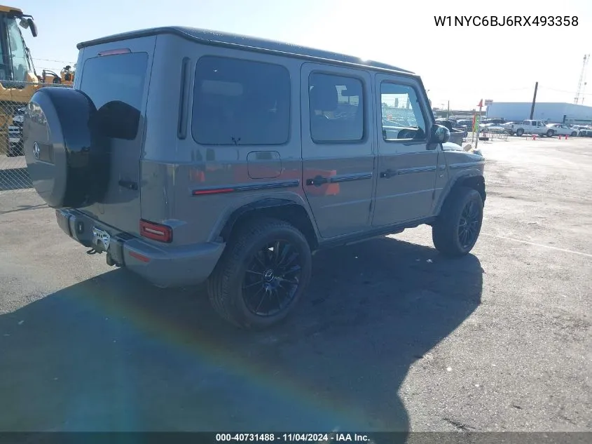 2024 Mercedes-Benz G 550 4Matic VIN: W1NYC6BJ6RX493358 Lot: 40731488