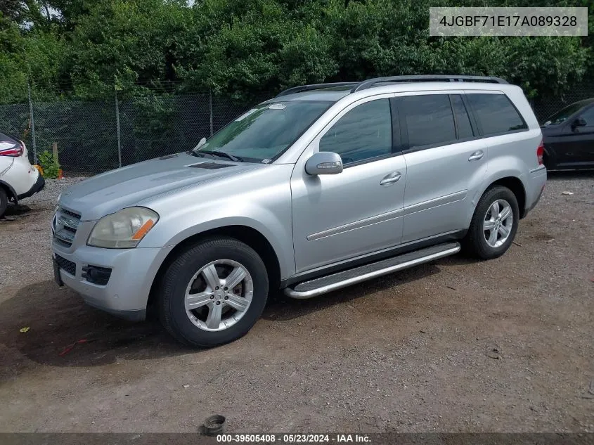 2007 Mercedes-Benz Gl 450 4Matic VIN: 4JGBF71E17A089328 Lot: 39505408