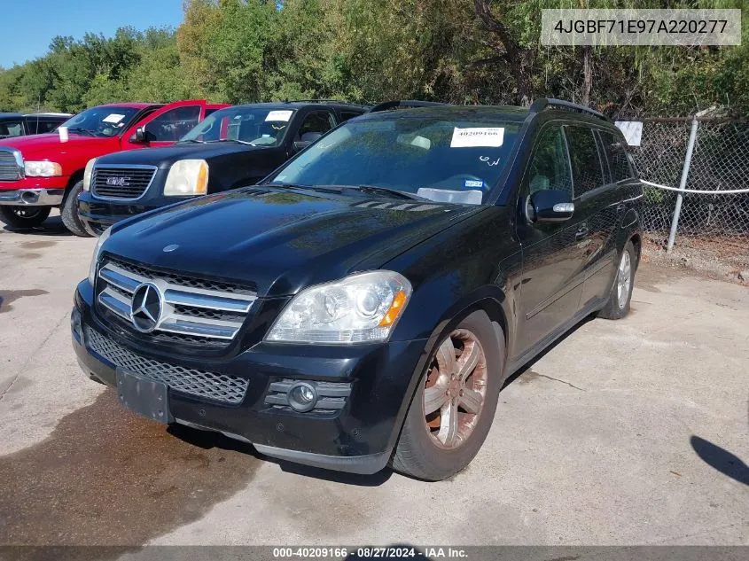 2007 Mercedes-Benz Gl 450 4Matic VIN: 4JGBF71E97A220277 Lot: 40209166