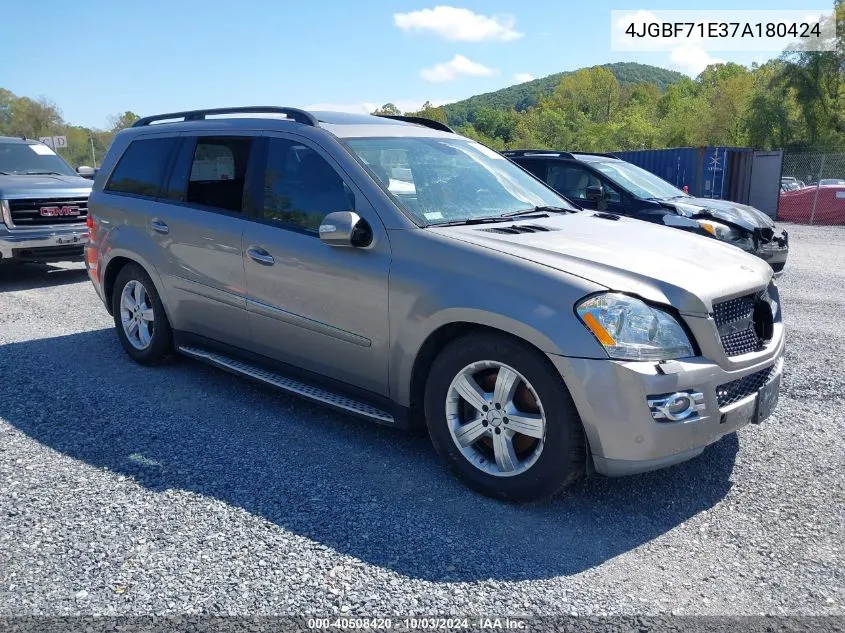 2007 Mercedes-Benz Gl 450 4Matic VIN: 4JGBF71E37A180424 Lot: 40508420