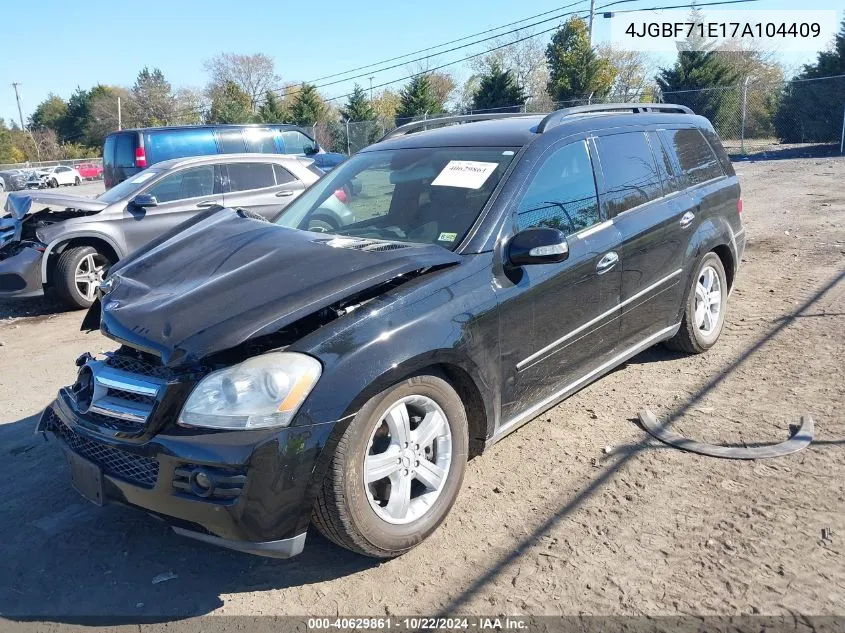 2007 Mercedes-Benz Gl 450 4Matic VIN: 4JGBF71E17A104409 Lot: 40629861