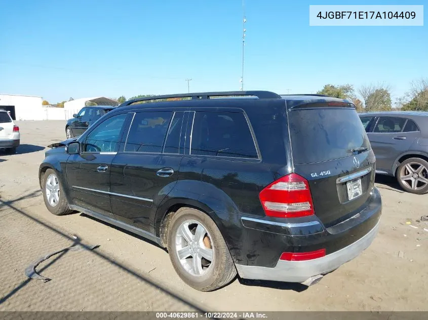 2007 Mercedes-Benz Gl 450 4Matic VIN: 4JGBF71E17A104409 Lot: 40629861