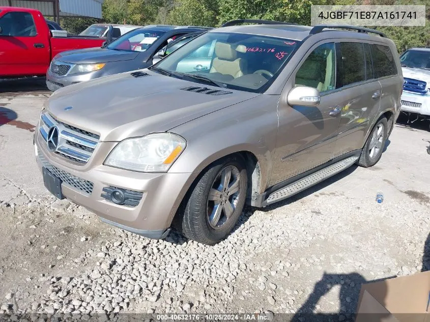 2007 Mercedes-Benz Gl 450 4Matic VIN: 4JGBF71E87A161741 Lot: 40632176