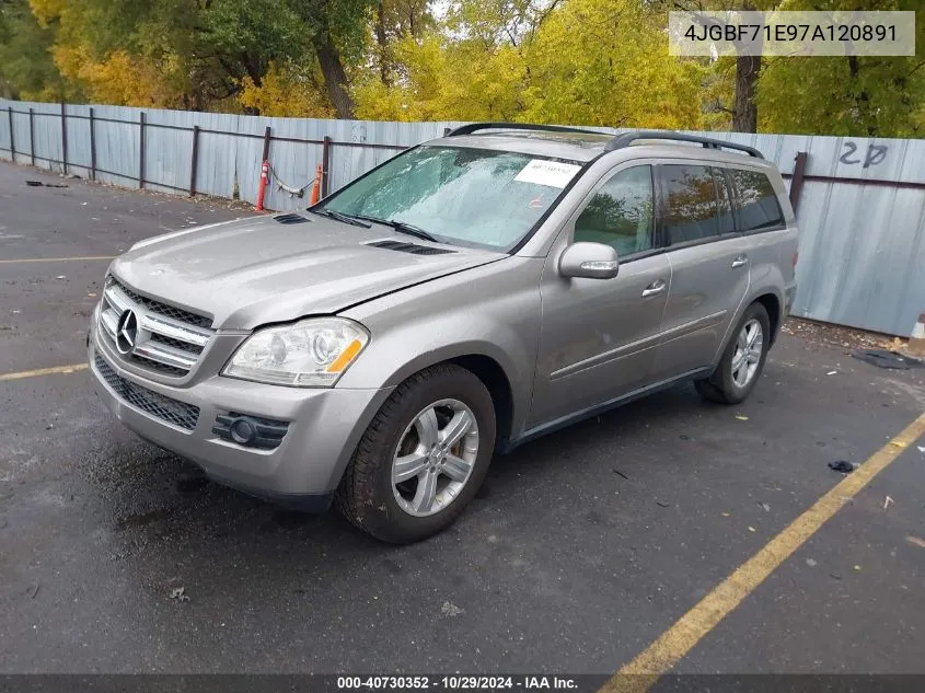 2007 Mercedes-Benz Gl 450 4Matic VIN: 4JGBF71E97A120891 Lot: 40730352