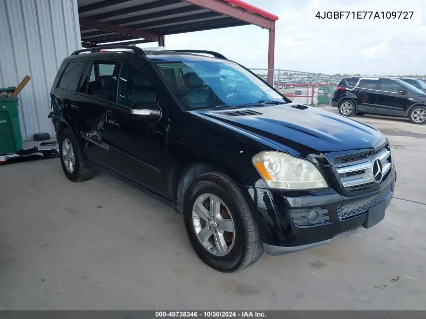 2007 Mercedes-Benz Gl 450 4Matic VIN: 4JGBF71E77A109727 Lot: 40738346