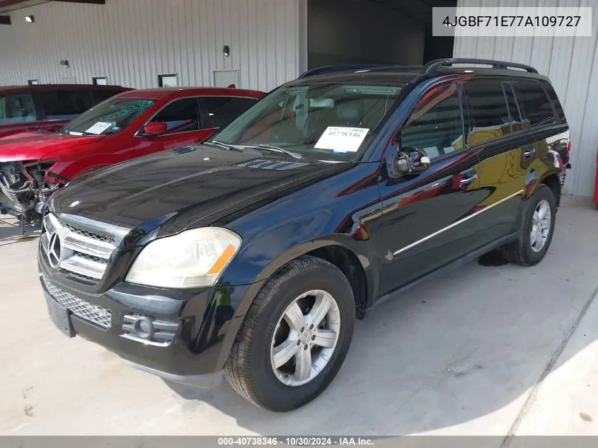 2007 Mercedes-Benz Gl 450 4Matic VIN: 4JGBF71E77A109727 Lot: 40738346