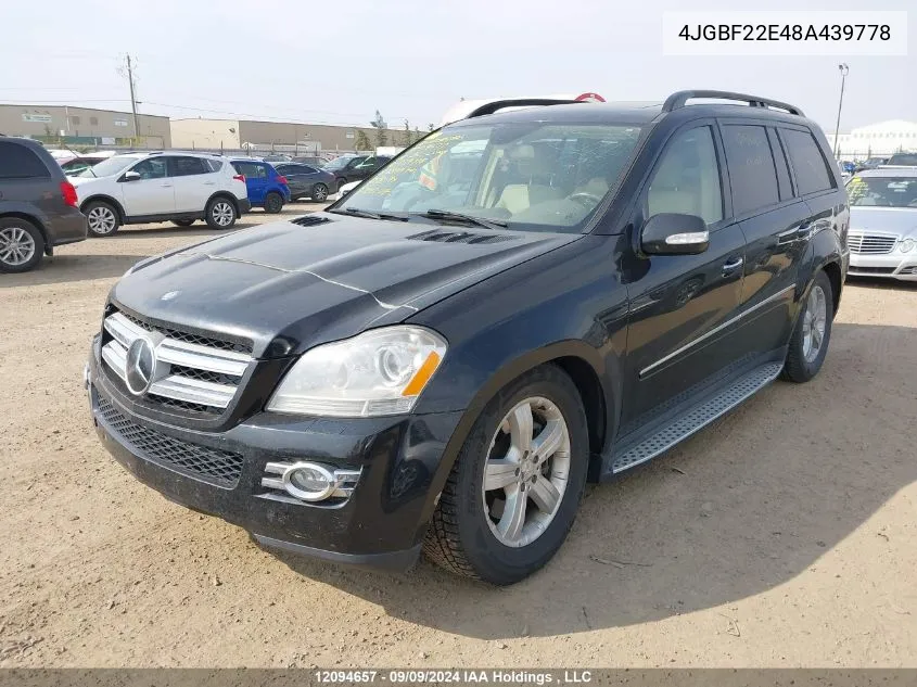 4JGBF22E48A439778 2008 Mercedes-Benz Gl-Class