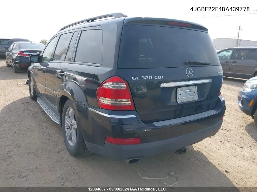 4JGBF22E48A439778 2008 Mercedes-Benz Gl-Class