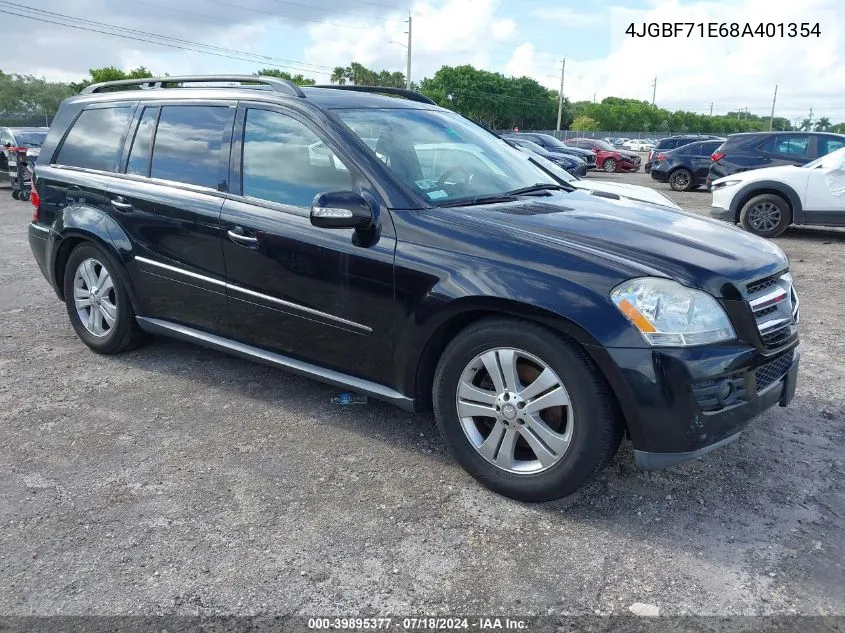 2008 Mercedes-Benz Gl 450 4Matic VIN: 4JGBF71E68A401354 Lot: 39895377